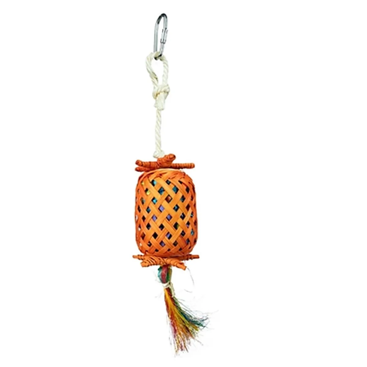 Pinata - Kleurrijk Foerageerspeeltje - 29x5x5 cm, Natuurlijke Materialen, Vulbaar met Snacks by Back Zoo Nature – product photo