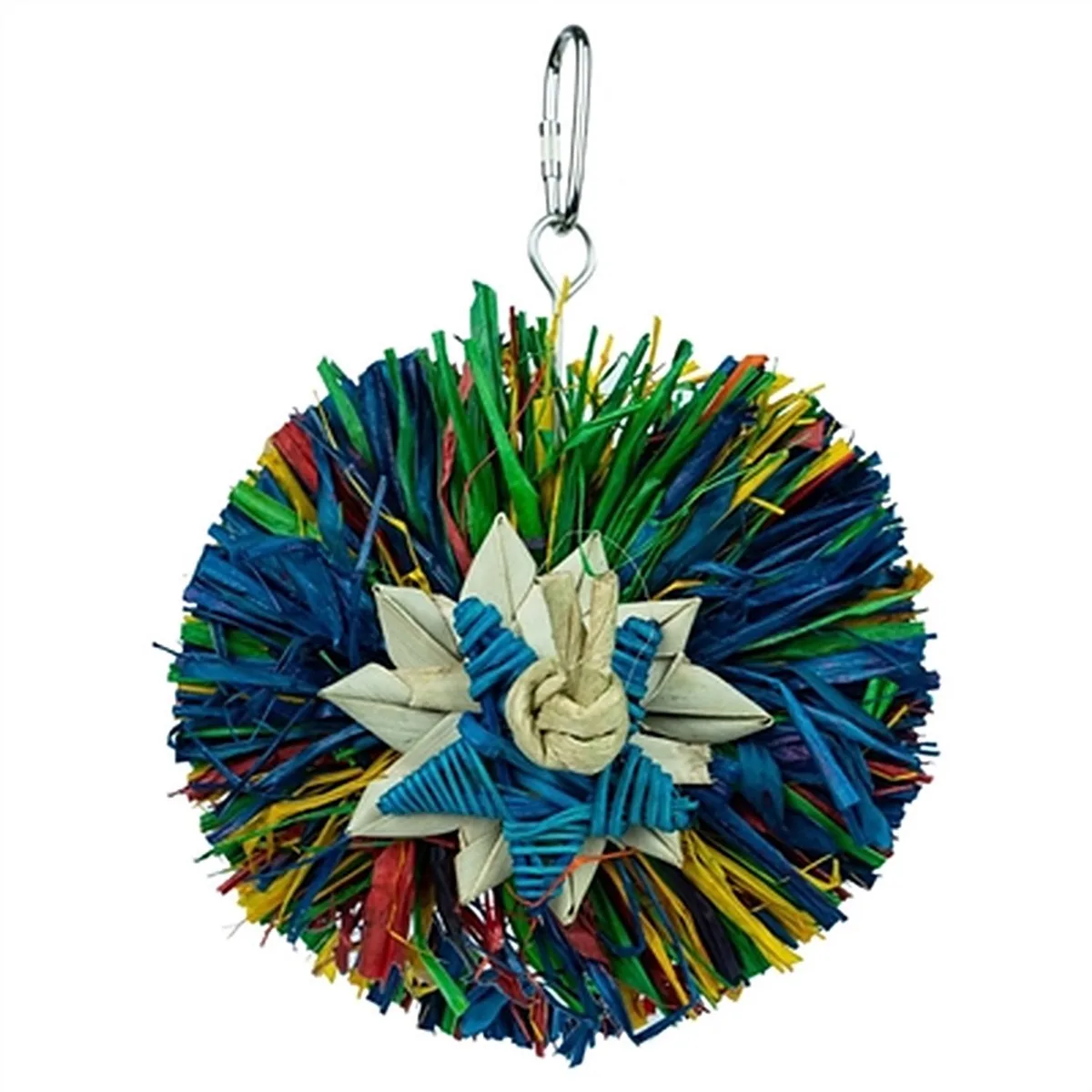 Vogelspeeltje Back Zoo Nature - Kleurrijk Stervormig Knagen Sloop Speelgoed - 15 cm by Back Zoo Nature – product photo