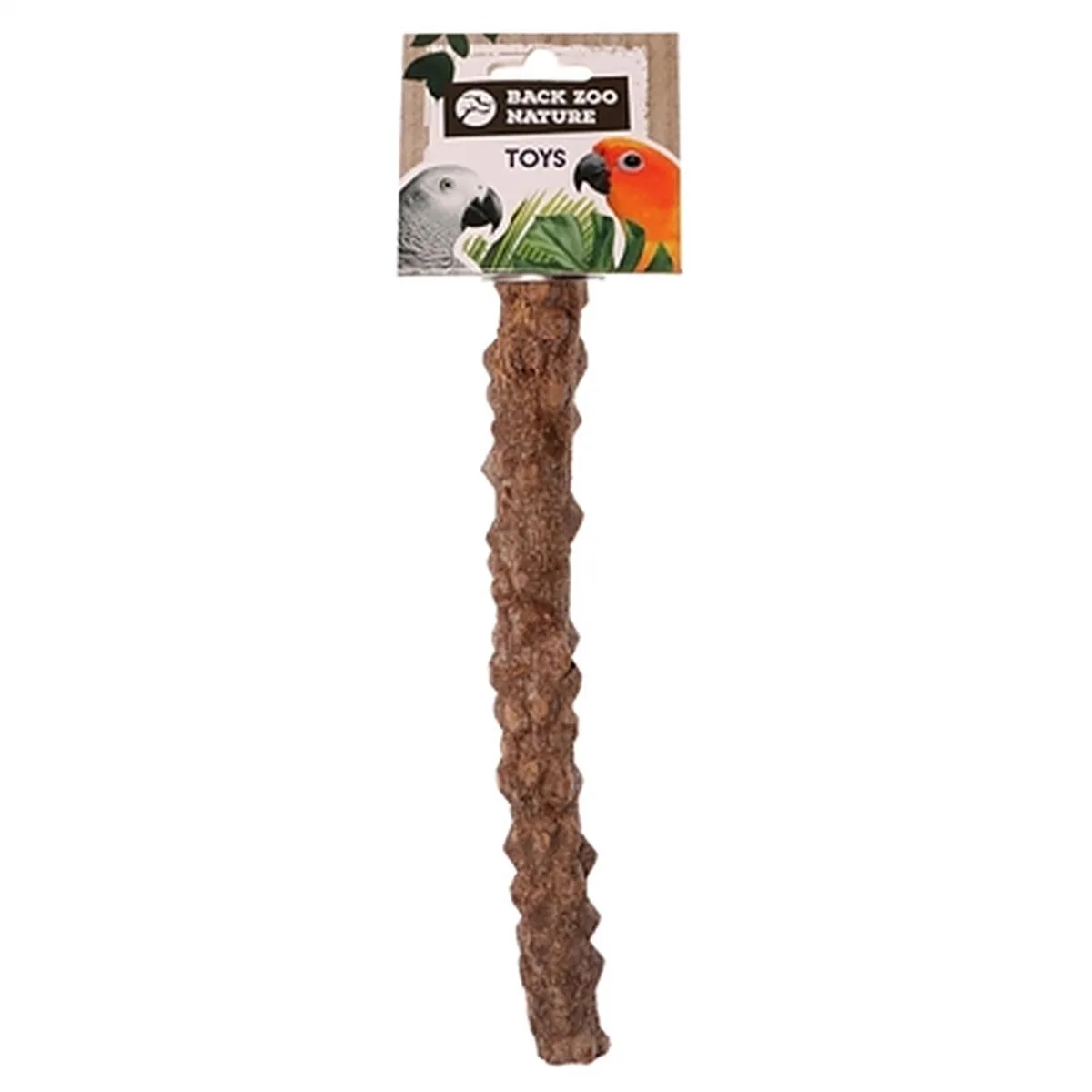 Zitstok Peperhout BACK ZOO NATURE - Natuurlijke Zitstok 25x3x4 cm - Geschikt voor Grote Parkieten en Kleine Papegaaien von Back Zoo Nature in Braun – Produktfoto