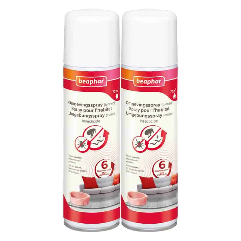 2x Beaphar Vlooienmiddel Hond Omgevingsspray 250 ml von Beaphar – Produktfoto