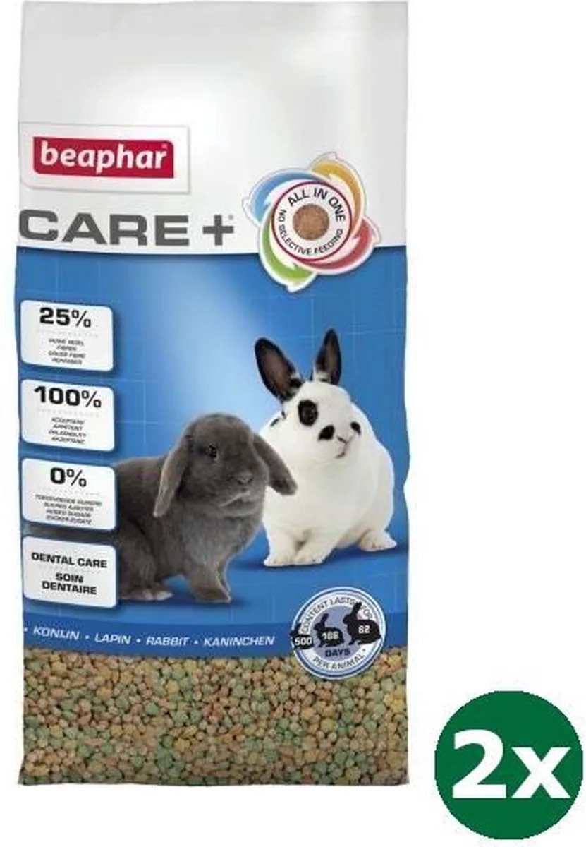2x10 kg Care+ konijn de Beaphar – photo produit