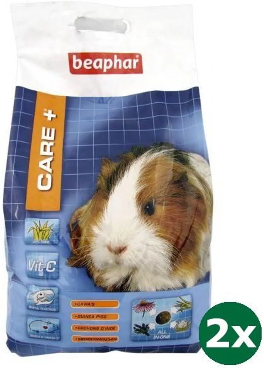 2x5 kg Care+ cavia de Beaphar – photo produit
