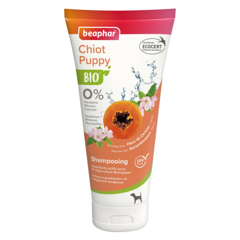 3x Beaphar Bio Shampoo Tube Puppy 200 ml van Beaphar – productfoto
