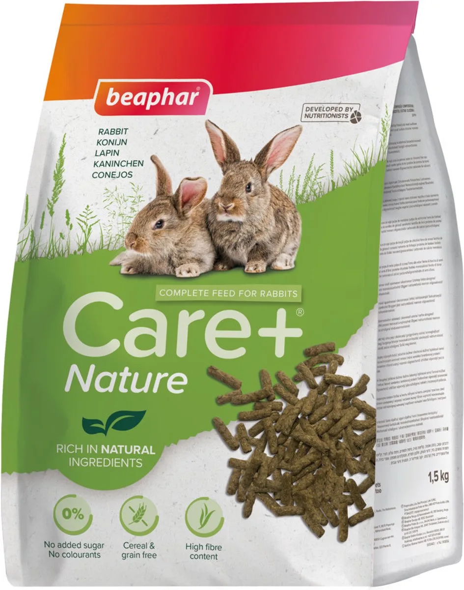 4x Beaphar Care+ Nature Konijn 1,5 kg de Beaphar – photo produit