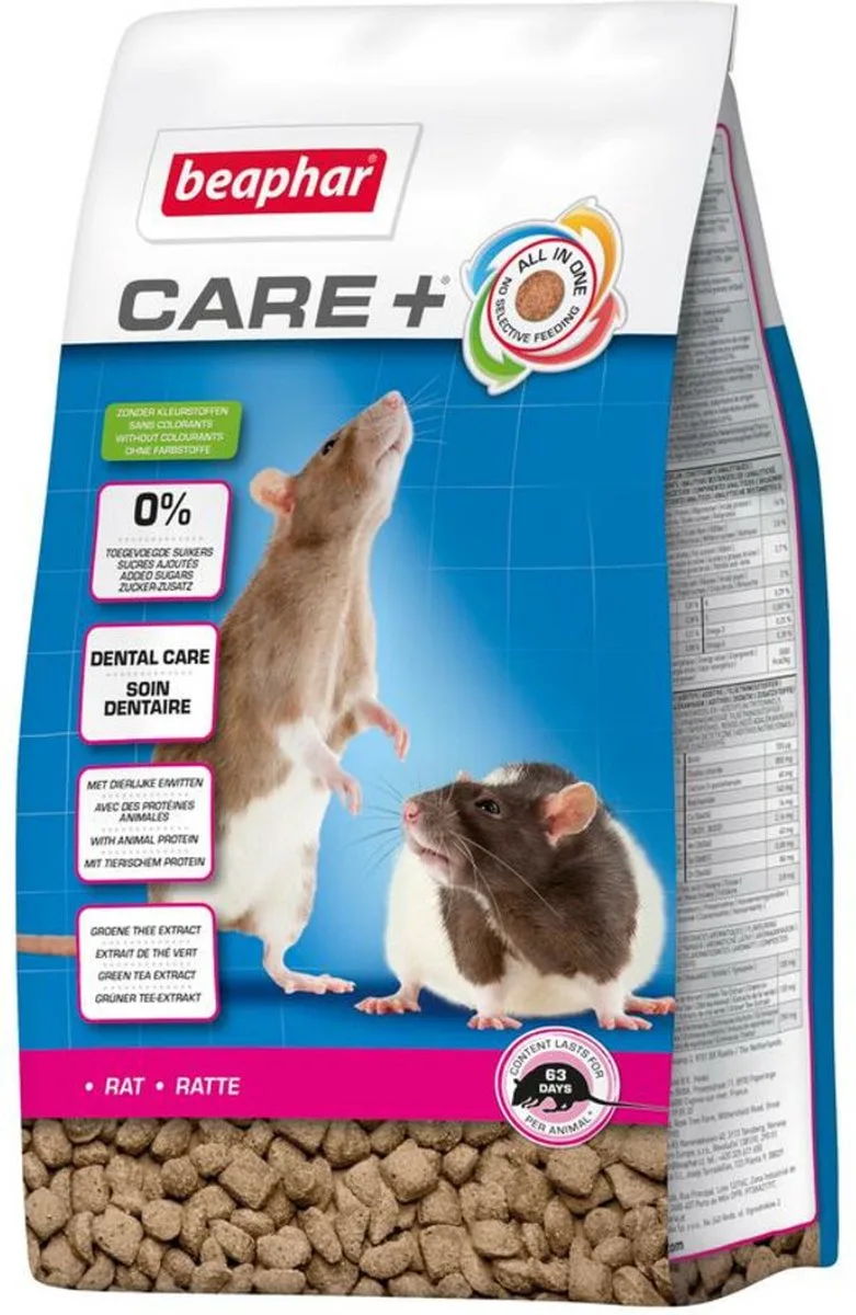 4x Beaphar Care+ Rattenvoer 700 gr by Beaphar – product photo