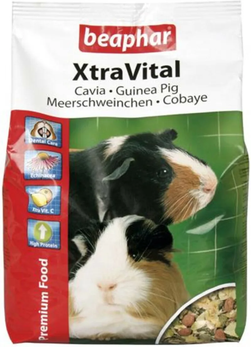 4x Beaphar XtraVital Caviavoer 1 kg van Beaphar – productfoto