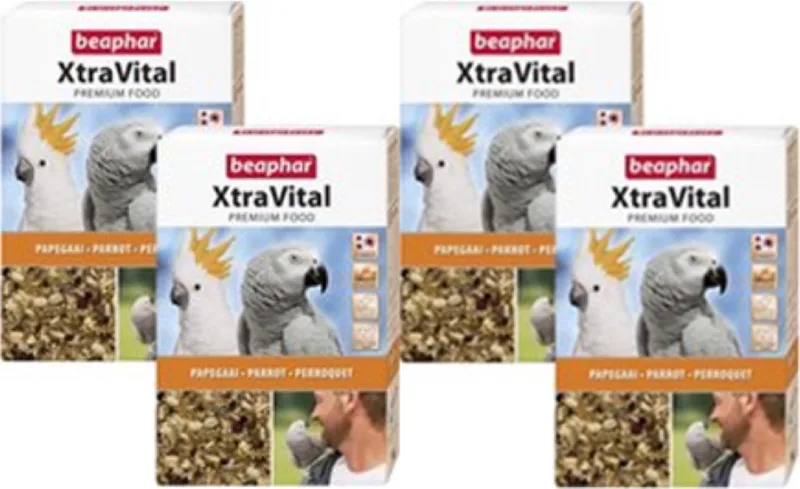 4x Beaphar XtraVital Papegaai - vogelvoer - 1kg by Beaphar – product photo