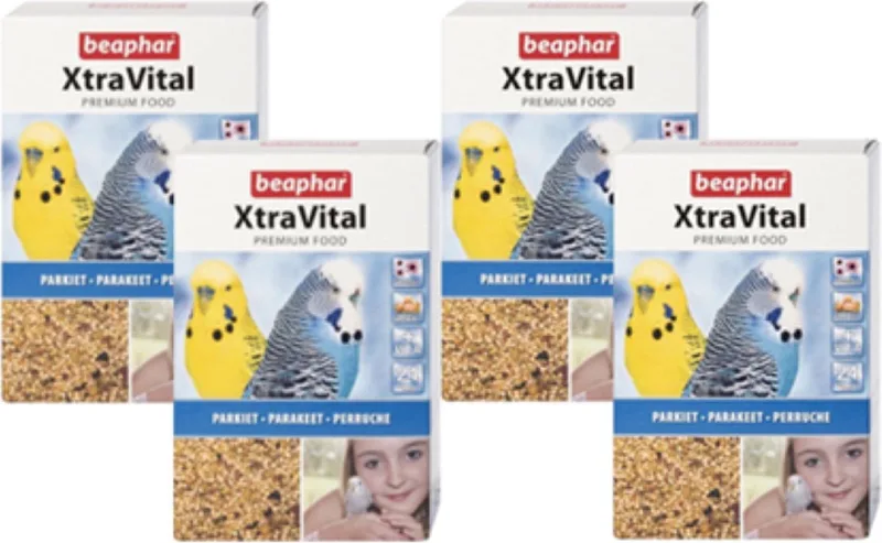 4x Beaphar XtraVital Parkiet- Vogelvoer - 1kg by Beaphar – product photo