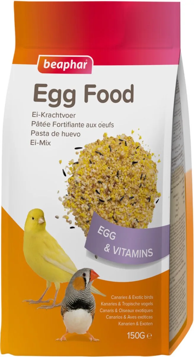 6x Beaphar Ei-krachtvoer Kanaries & Tropische Vogels 150 Gr von Beaphar – Produktfoto