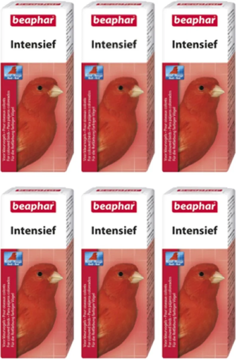 6x Beaphar Intensief Rood - Vogelsupplement - 10g by Beaphar – product photo