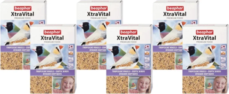 6x Beaphar XtraVital Tropische Vogel - vogelvoer - 500g by Beaphar – product photo