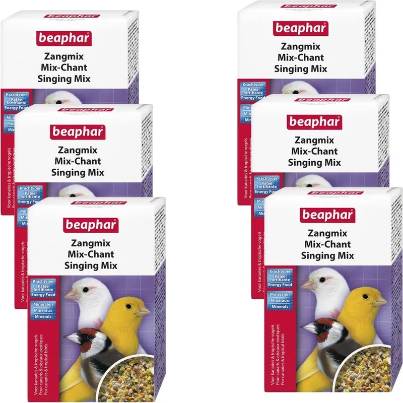 6x Beaphar Zangmix Kanarie - vogelvoer - 150g de Beaphar – photo produit