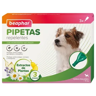 Pipettes Antiparasitaires Répulsives Pour Chien 1ml 3 Unités de Beaphar – photo produit 1 sur 6
