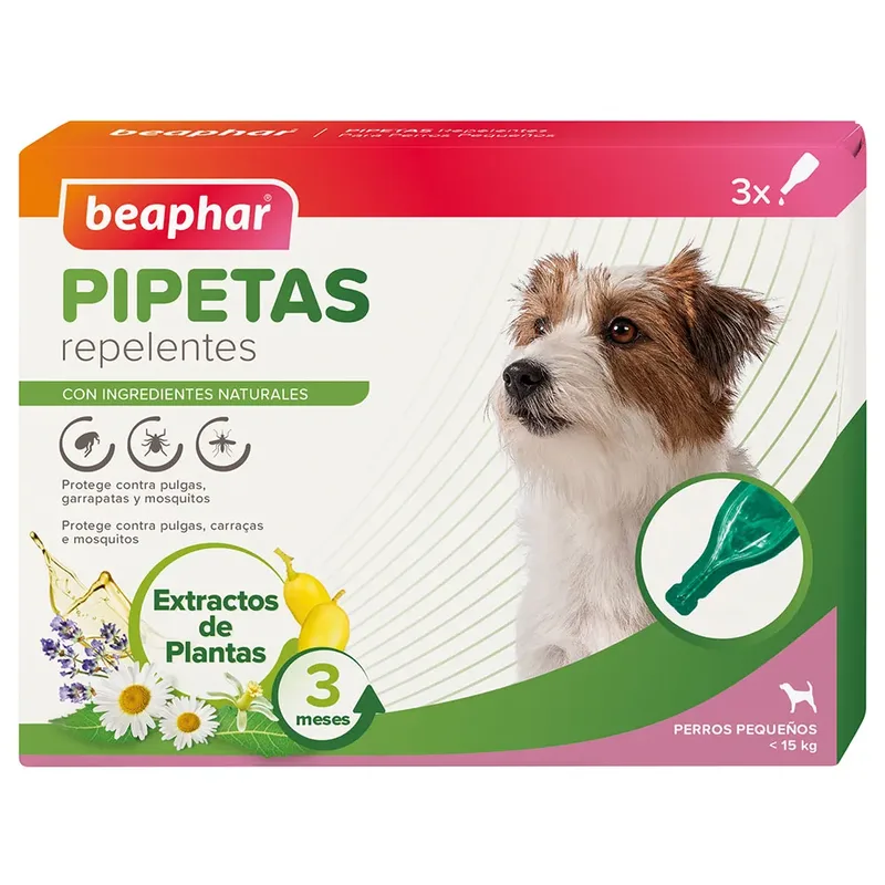 Pipettes Antiparasitaires Répulsives Pour Chien 1ml 3 Unités de Beaphar – photo produit 1 sur 6