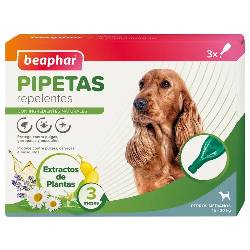 Antiparasitäre Abweisende Pipetten Für Hunde 2ml 3 Einheiten von Beaphar – Produktfoto 1 von 6