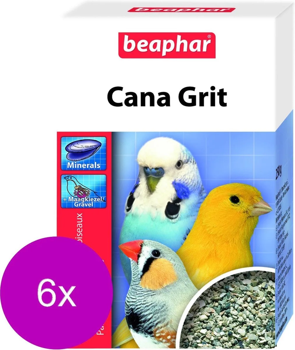 Cana Parelgrit - Vogelsupplement - 6 x 225 g de Beaphar – photo produit
