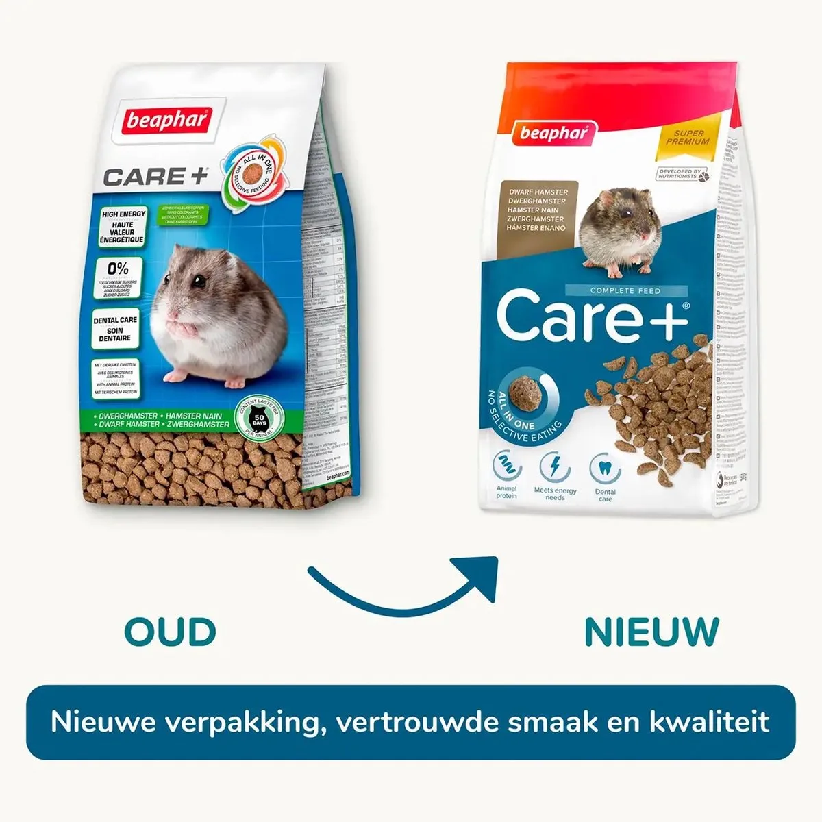 Care+ Dwerghamster - 500 g de Beaphar – photo produit