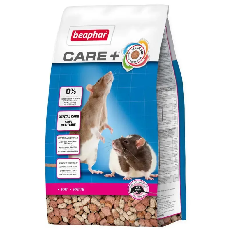 Care+ Granules 700g Rattenvoer fra Beaphar – produktbillede 1 af 2