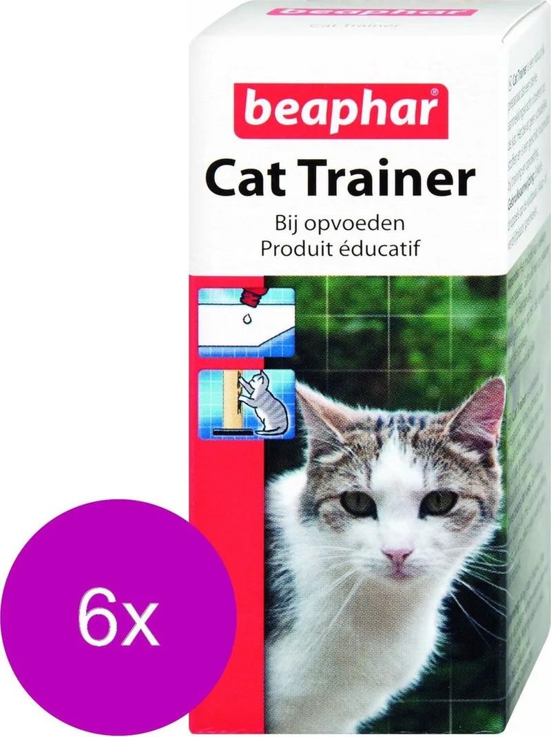Catty Trainer Lokstof - Kattenkruid - 6 x 10 ml de Beaphar – photo produit
