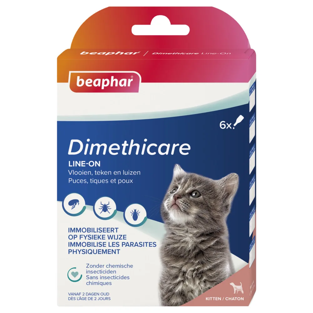 DIMETHIcare Line-On Kitten 6 stuks by Beaphar – product photo
