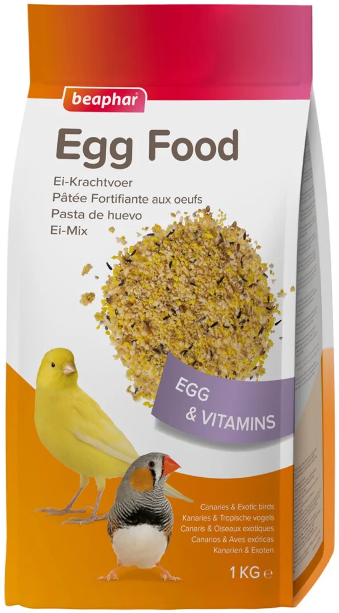 Ei-krachtvoer Kanaries & Tropische Vogels - 5 x 1 kg - Voordeelverpakking by Beaphar – product photo