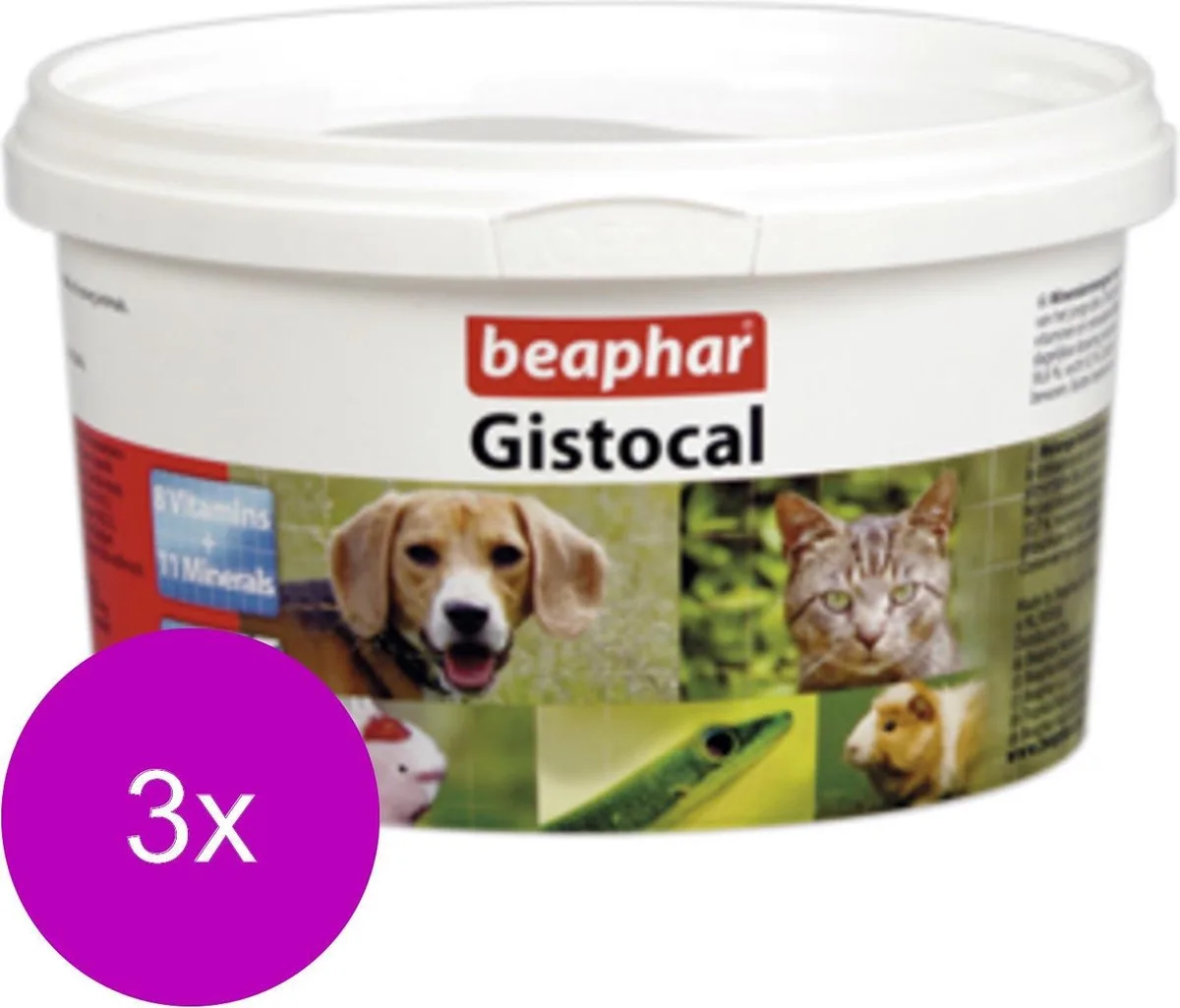 Gistocal - Voedingssupplement - Weerstand - 3 x 250 g by Beaphar – product photo