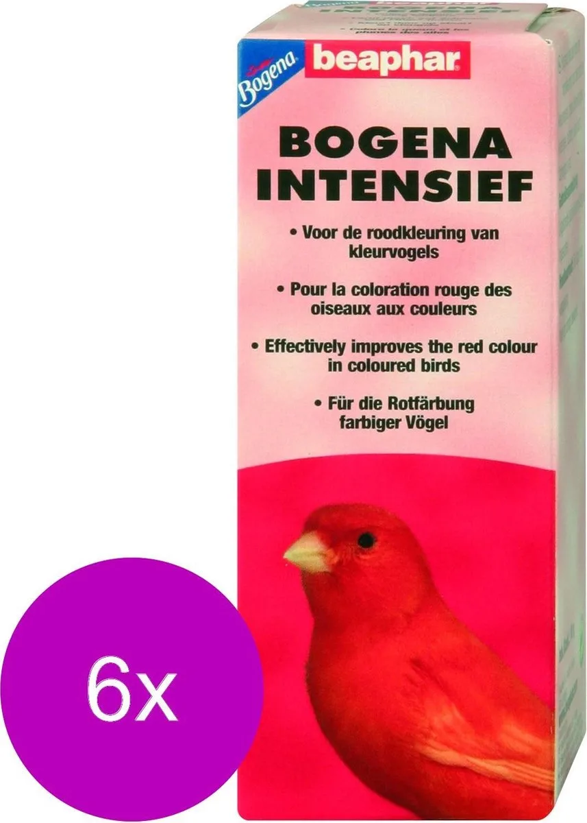 Intensief Rood - Vogelsupplement - 6 x 10 g de Beaphar – photo produit