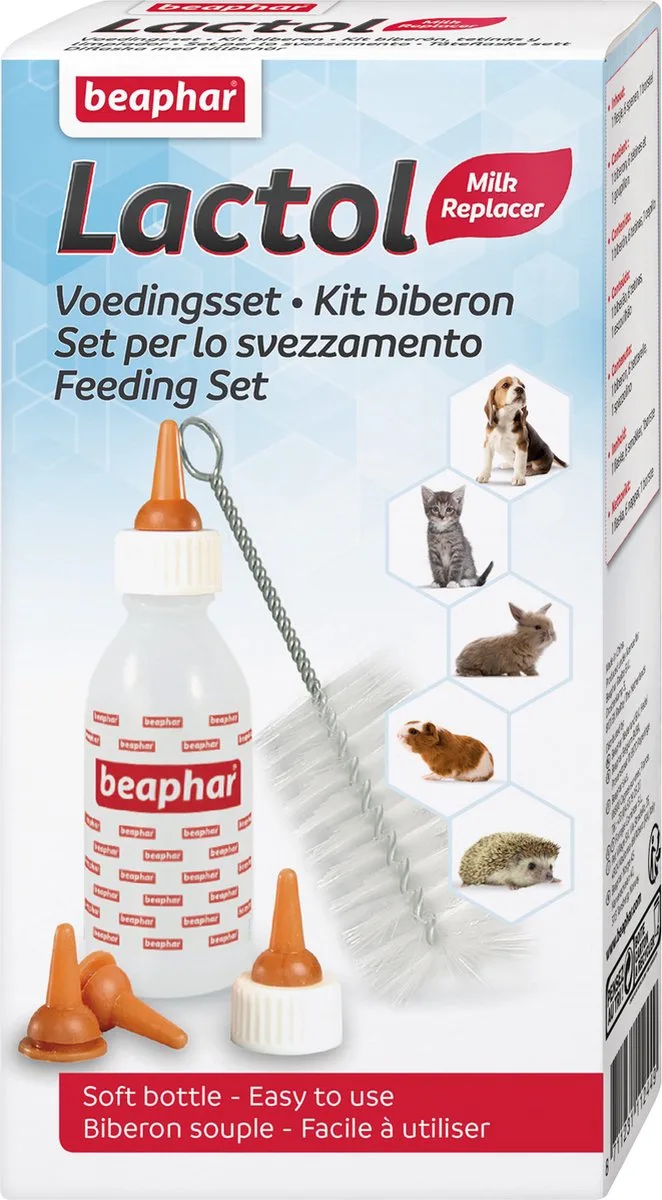 Lactol Voedingsset Inclusief Zuigflesje - Moedermelkvervanging van Beaphar – productfoto