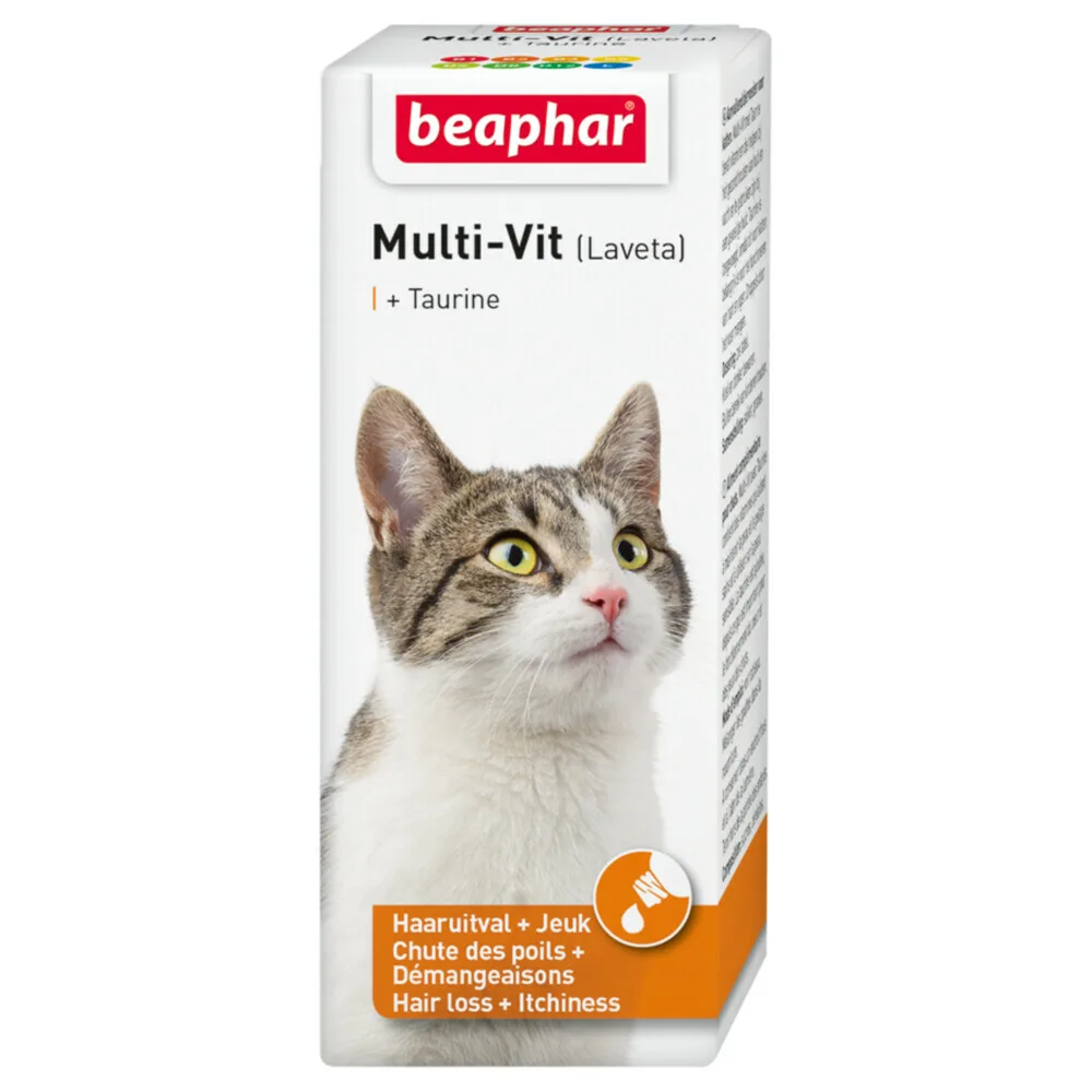 6x Beaphar Multi-Vit Laveta Kat 50 ml by Beaphar – product photo