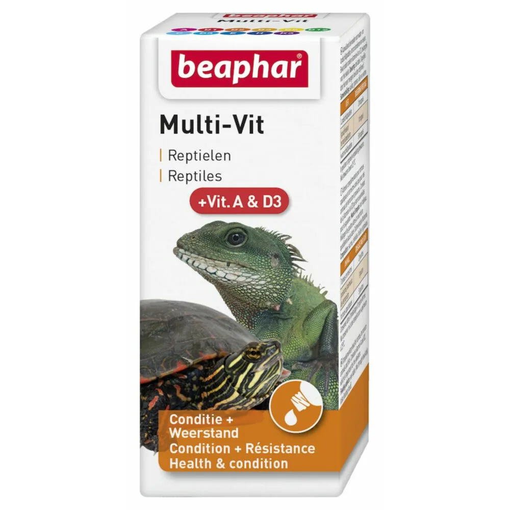 6x Beaphar Multi Vit Reptielen 20 ml by Beaphar – product photo