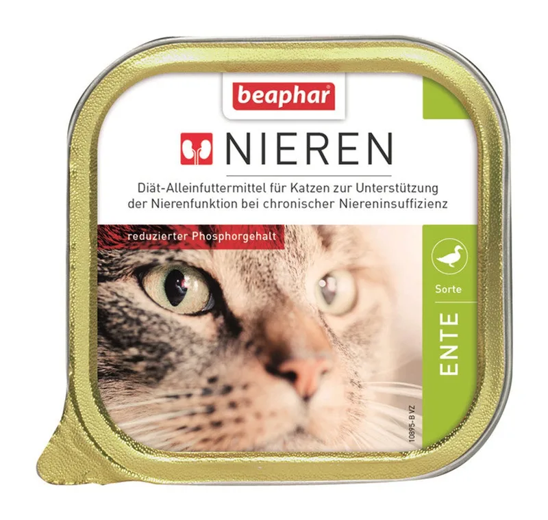 Nierdieet Kattenvoer - Eend - 16 x 100 g by Beaphar – product photo