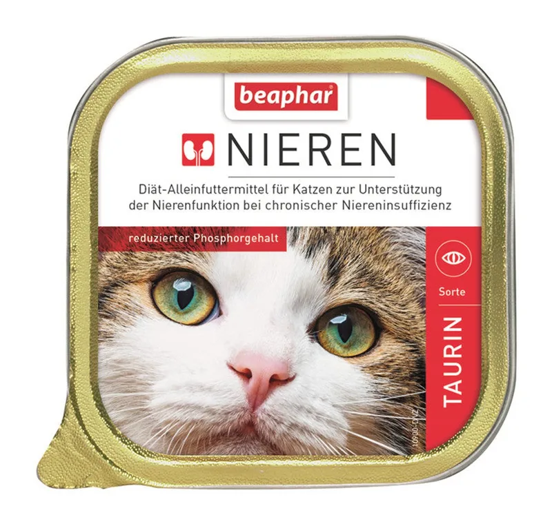 Nierdieet Kattenvoer - Taurine - 16 x 100 g by Beaphar – product photo