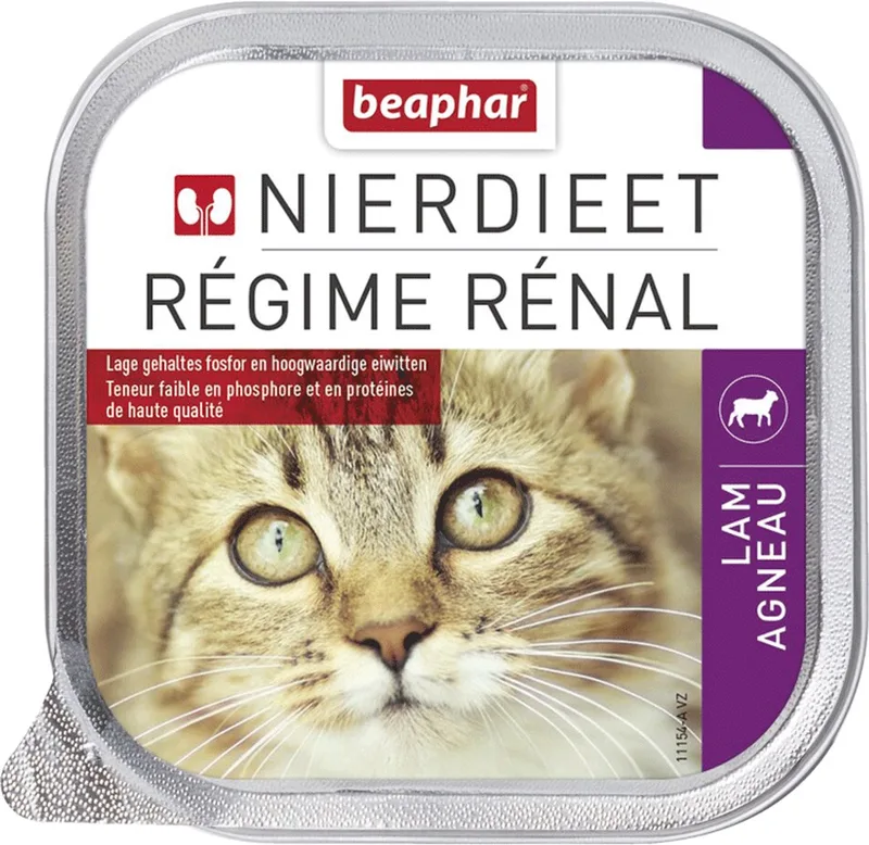 Nierdieet Kattenvoer - Zalm - 16 x 100 g by Beaphar – product photo