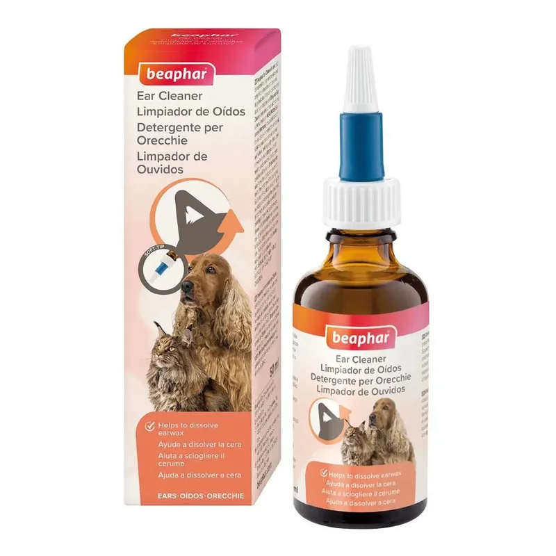 Nettoyeur D´oreilles Pour Chiens Et Chats 50ml de Beaphar – photo produit