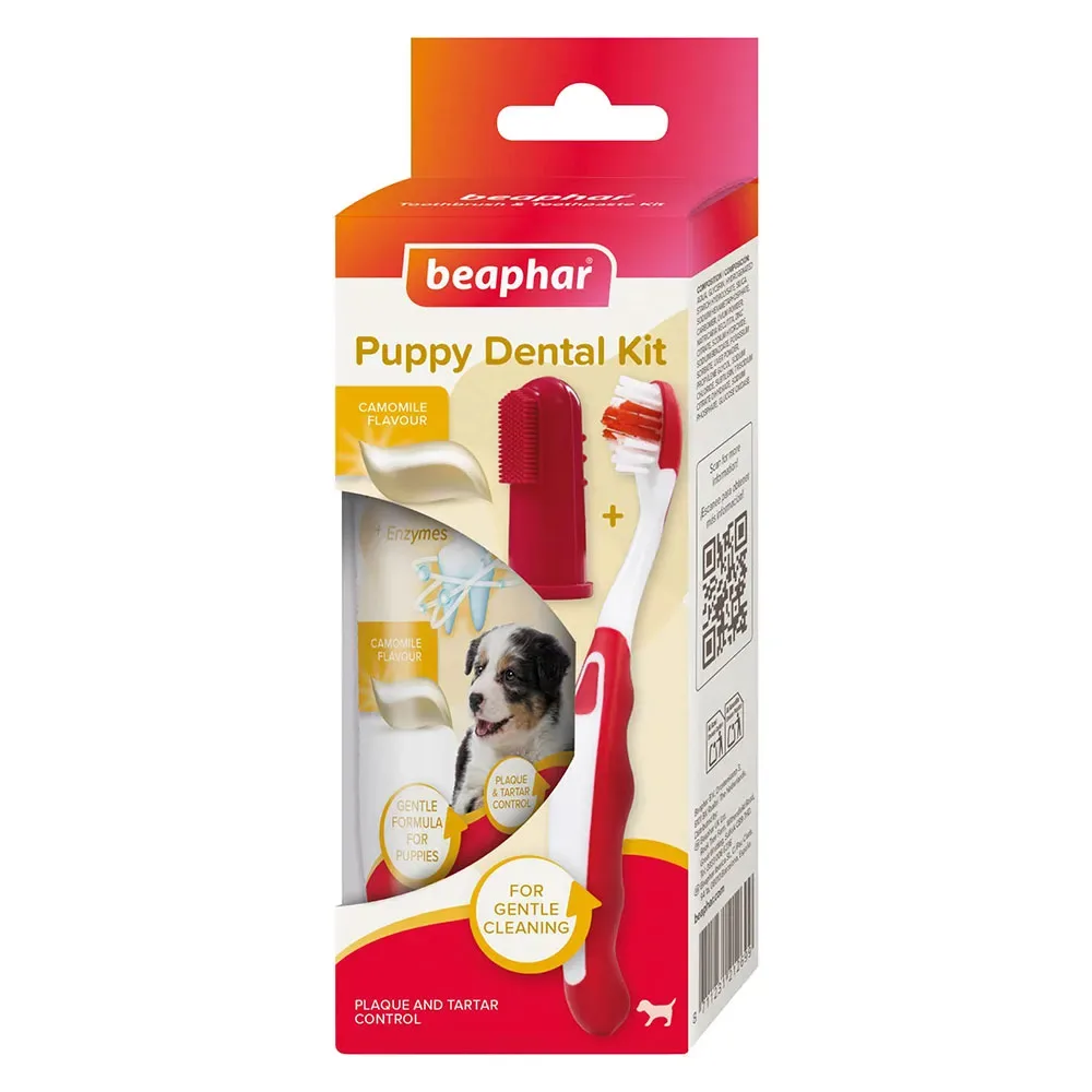 Puppy Tandpasta En Tandenborstel de Beaphar – photo produit