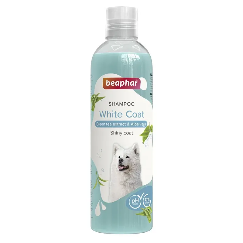 Shampoo Voor Honden Met Een Witte Vacht 250ml fra Beaphar – produktbillede