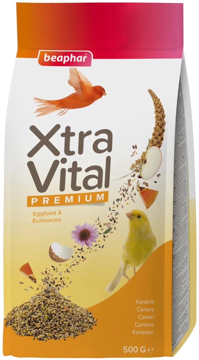 XtraVital Kanarie - 7 x 500 gr - Voordeelverpakking van Beaphar – productfoto