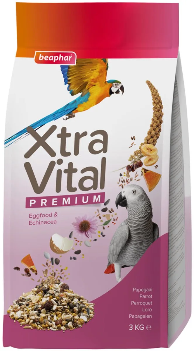 XtraVital Papegaai - 3 x 3 kg - Voordeelverpakking från Beaphar – produktbild