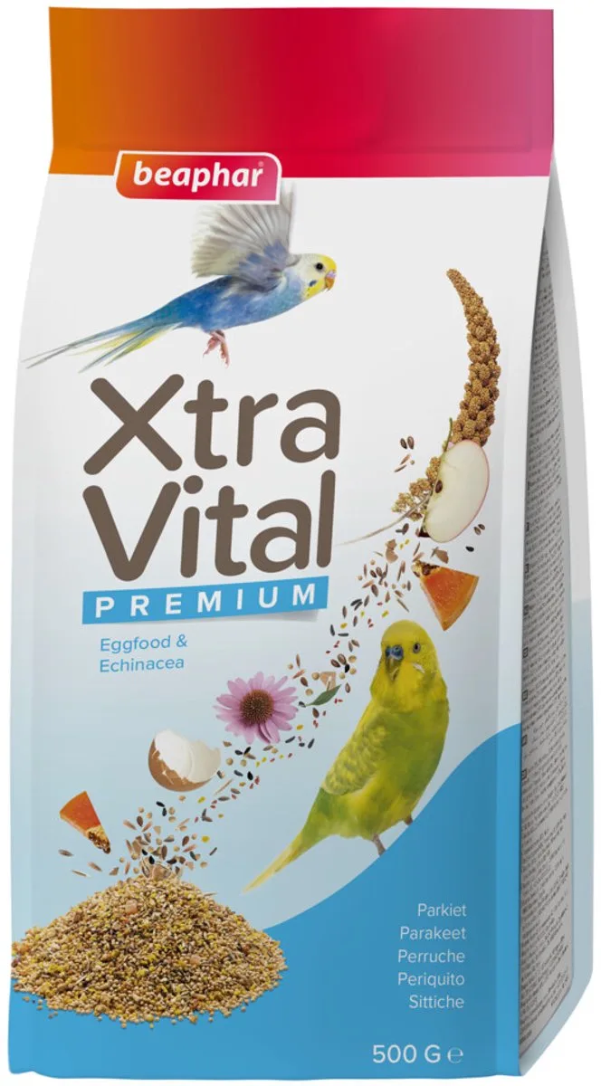 XtraVital Parkiet - 7 x 500 gr - Voordeelverpakking von Beaphar – Produktfoto