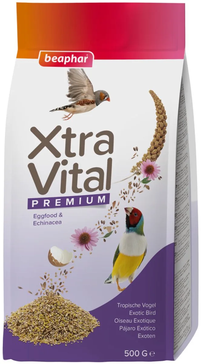 XtraVital Tropische Vogels Tropische Vogels - 7 x 500 gr - Voordeelverpakking de Beaphar – photo produit