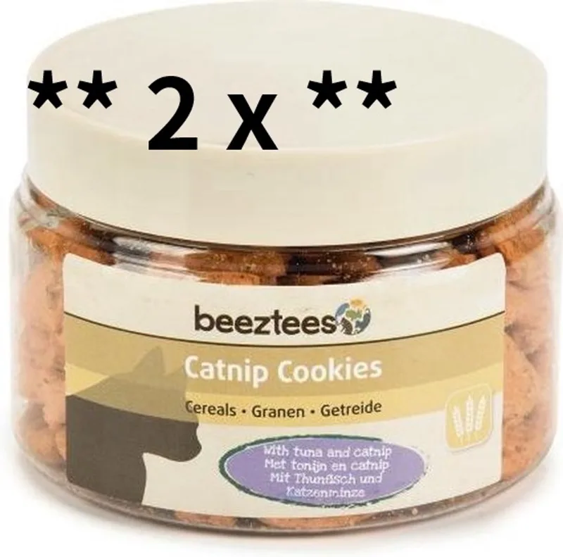 ** 2 X ** beeztees kattensnack - catnip met tonijn - 55 gr - lekker en gezond - = 110 gr by Beeztees – product photo