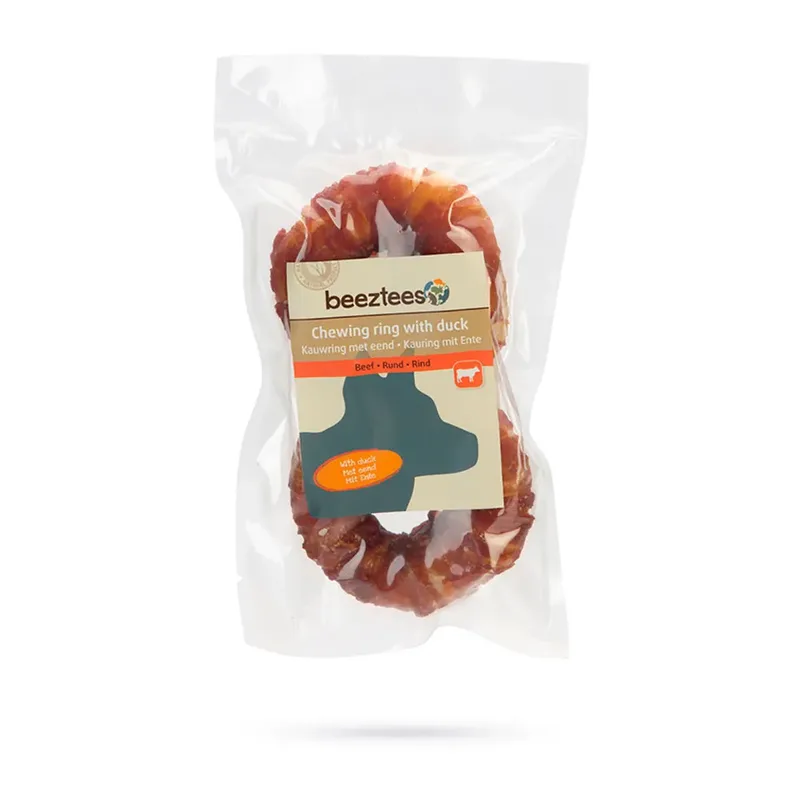 Anneau à Mâcher Au Bœuf Pour Chien Avec Friandise Au Canard by Beeztees – product photo