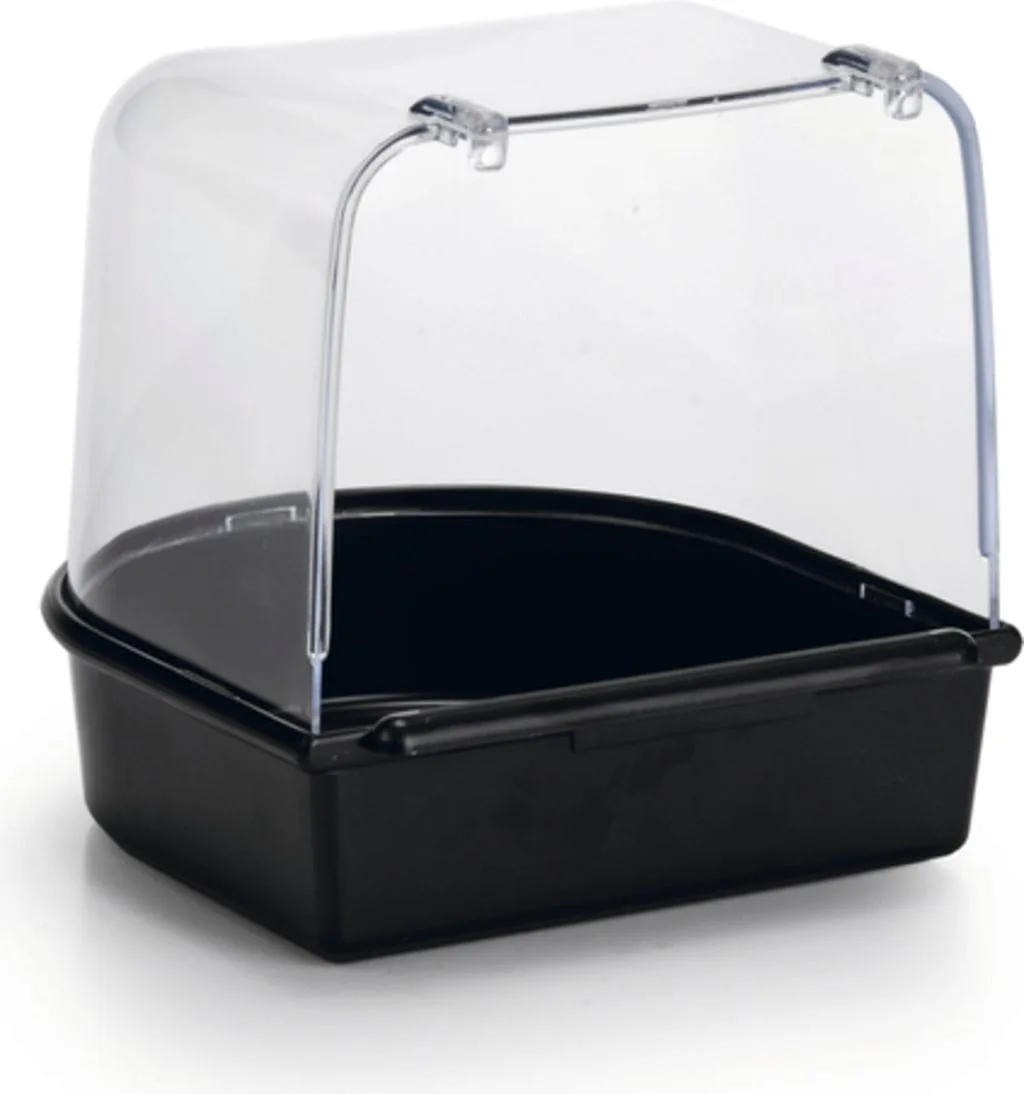 Badehaus Kunststoff 13x13x13 cm - Schwarz van Beeztees – productfoto