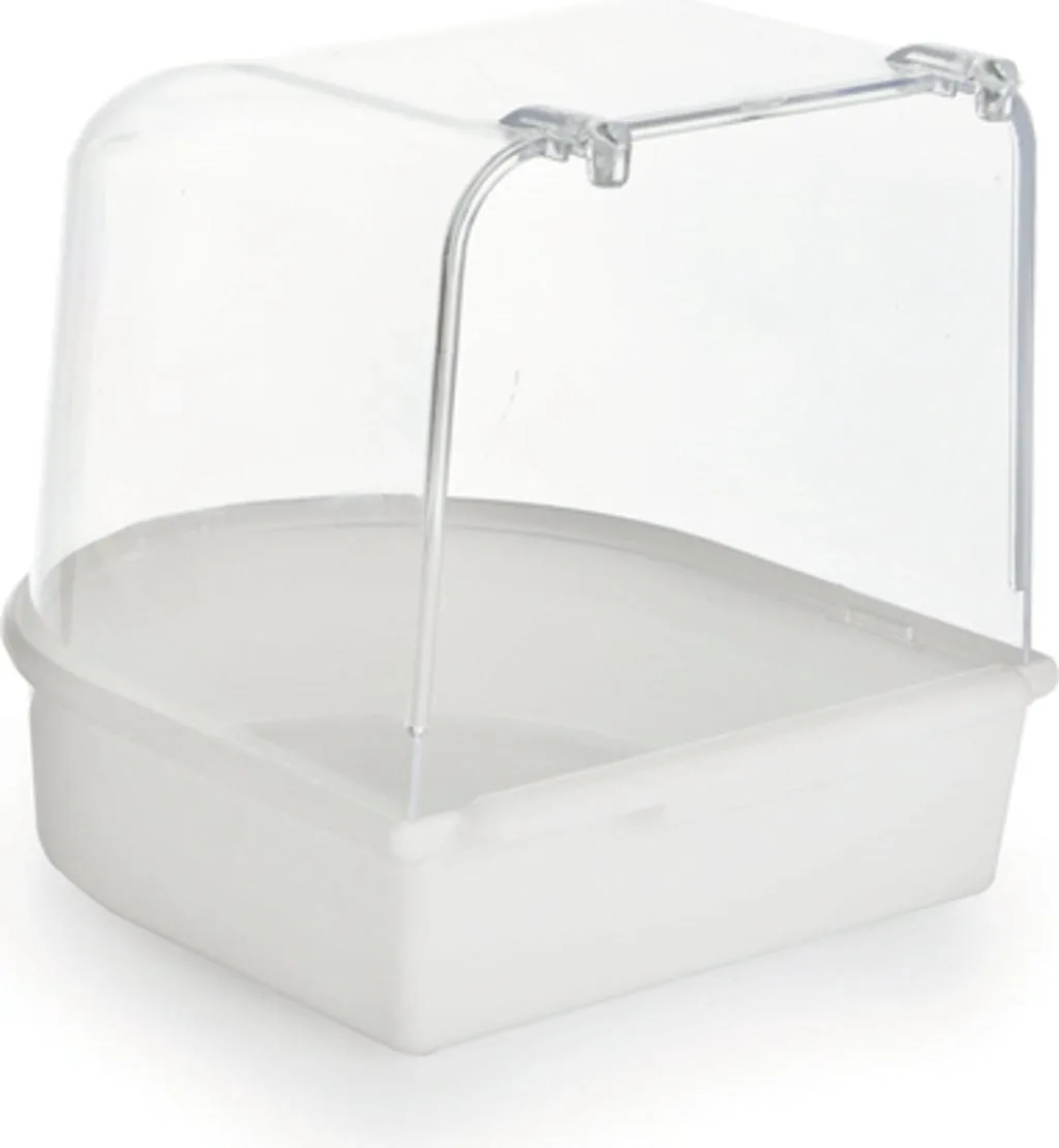 Badehaus Kunststoff 13x13x13 cm - Weiss van Beeztees – productfoto