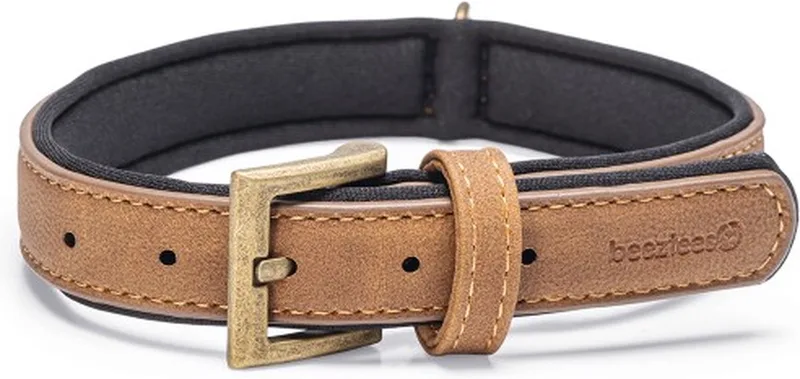 Balacron Ax Halsband Hond - Kunstleer - Bruin - 36-44 cm x 20 mm fra Beeztees i Sort, Brun, Grå, Lyserød – produktbillede