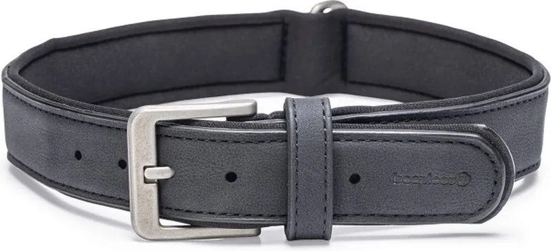 Balacron Ax Halsband Hond - Kunstleer - Zwart - 52-62 cm x 30 mm von Beeztees in Schwarz, Braun, Grau, Rosa – Produktfoto