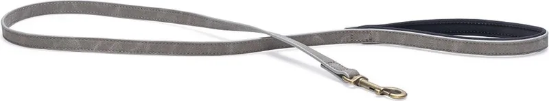 Balacron Ax Hondenriem Kunstleer - 100 cm x 15 mm by Beeztees in Grey – product photo