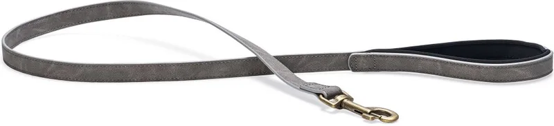 Balacron Ax Hondenriem Kunstleer - 100 cm x 20 mm de Beeztees en Gris – photo produit