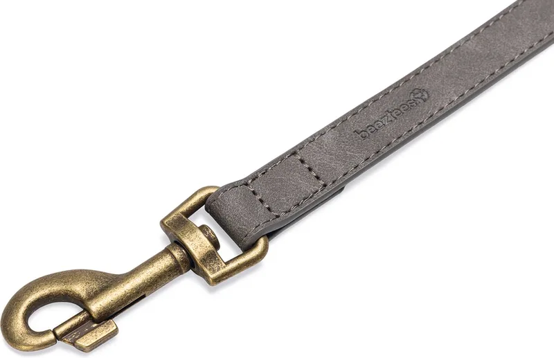 Balacron Ax - Hondenriem - Kunstleer - 130x2 cm von Beeztees in Grau – Produktfoto