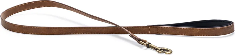 Balacron Ax Hondenriem Kunstleer - Bruin - 100 cm x 20 mm de Beeztees en Noir, Marron, Gris, Rose – photo produit